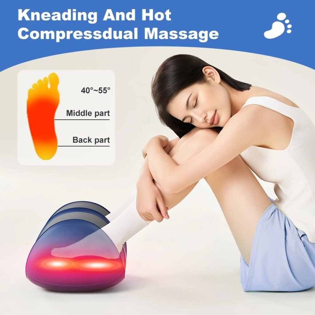 top heated, electric & EMS foot massagers for pain relief & circulation 