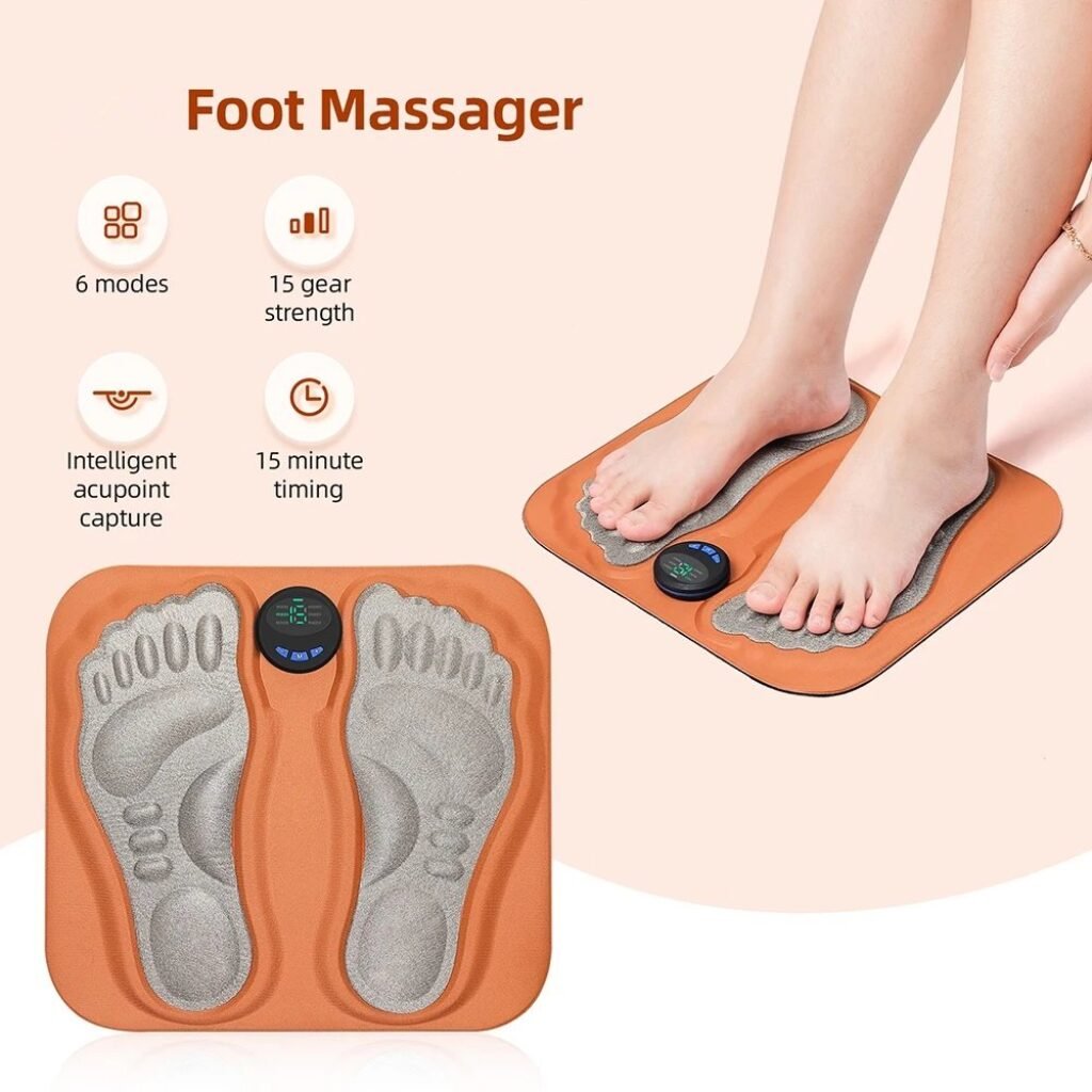 Foot Massage Pad with LED Display & Dual Feet Placement 