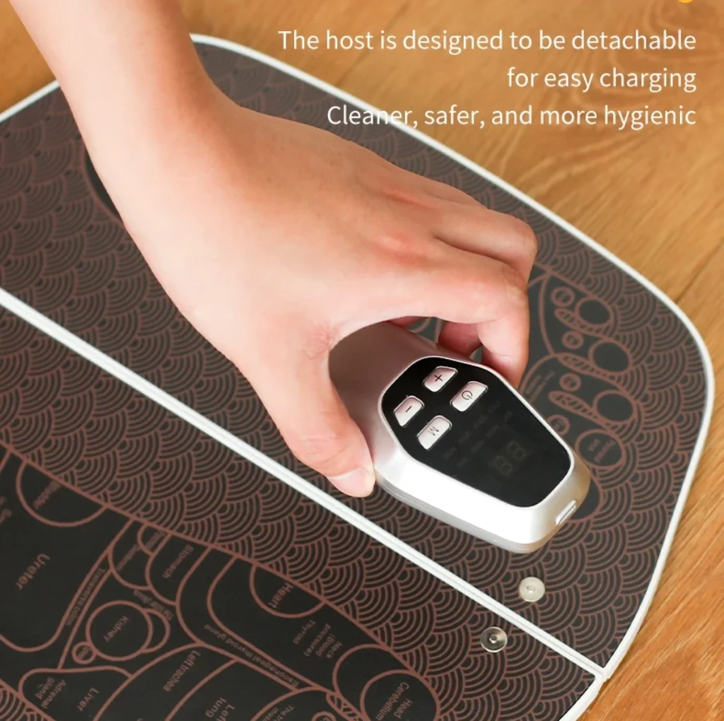 Detachable EMS controller for easy, hygienic charging