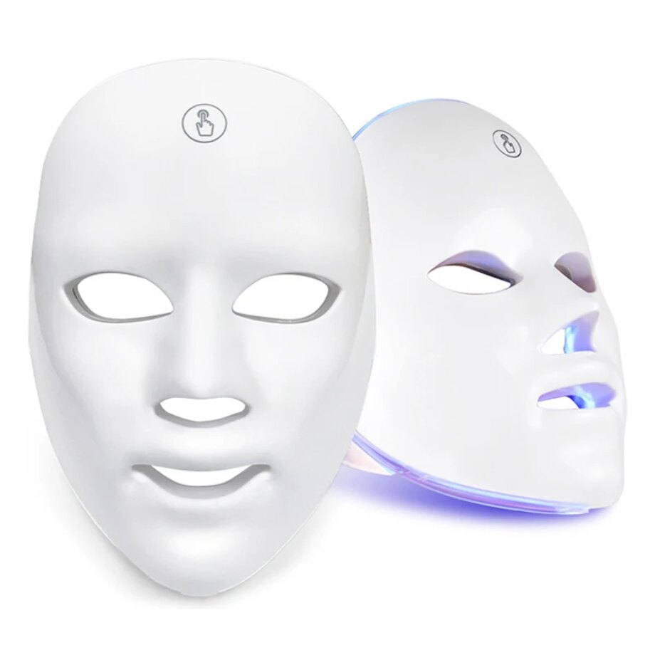 LED Face Massager for Glowing Skin with 7 Color Light Therapy and Facial Rejuvenation - 11441