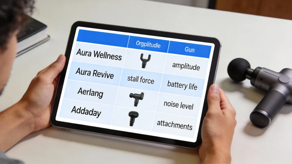 Aura Wellness Massage Gun vs. Aura Revive Massage Gun: Key Differences