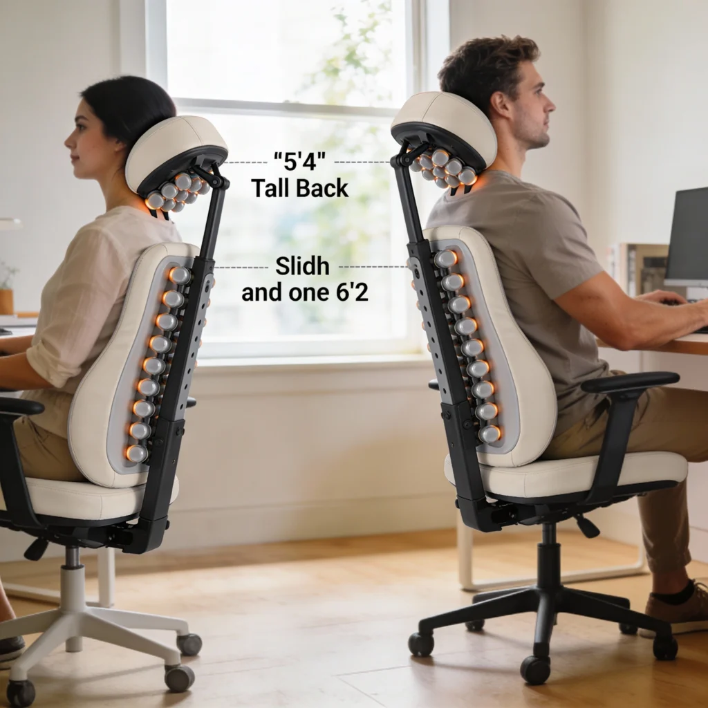 Best Neck and Back Massager for Tall vs. Short Users