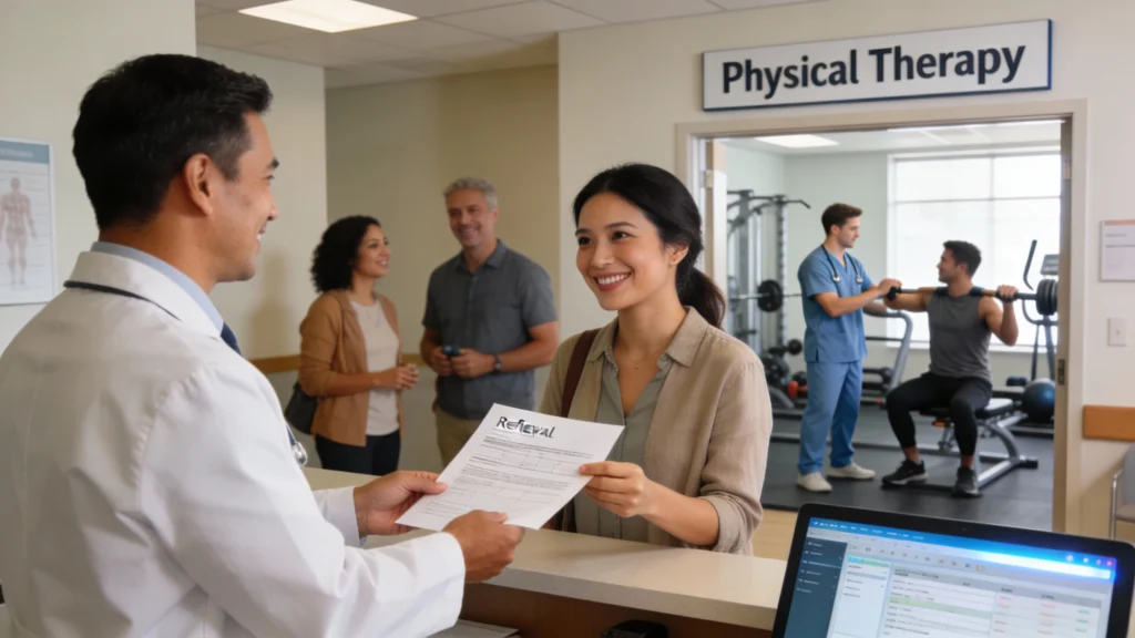 Electronic Ambulatory Referral to Physical Therapy in EHR Systems
