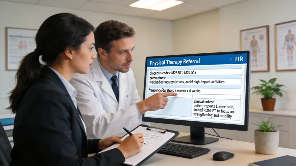 Key Players in an Ambulatory Referral to Physical Therapy