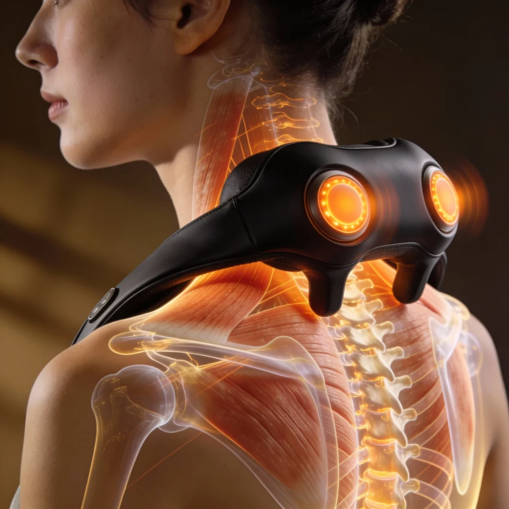 How a Best Neck and Shoulder Massager with Heat Relieves Tension