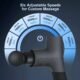 Handheld Massage Gun – 6 Speeds for Deep Back & Neck Relief