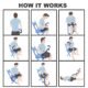 Trigger Point Back Massager Stick – Deep Pressure Cane for Upper & Lower Back