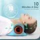 Hugterra Neck Massager – Heated EMS Pillow for Cervical Support