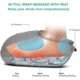 Medcursor Adjustable Shiatsu Foot Massager – Heated Roller for Deep Muscle Relief