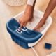 Bubble Bliss Deluxe Foot Spa Massager – Heated Bath with Rollers & Acupressure Bubbles