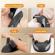 MERACH Cordless Shiatsu Neck Massager – Deep Tissue Back Relief