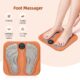 Rechargeable EMS Foot Massager Pad – Circulation Booster with 6 Modes