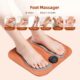 Rechargeable EMS Foot Massager Pad – Circulation Booster with 6 Modes